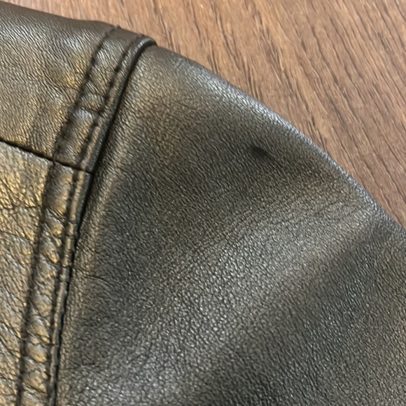 Vince metallic leather jacket size small - Picture 4 of 7